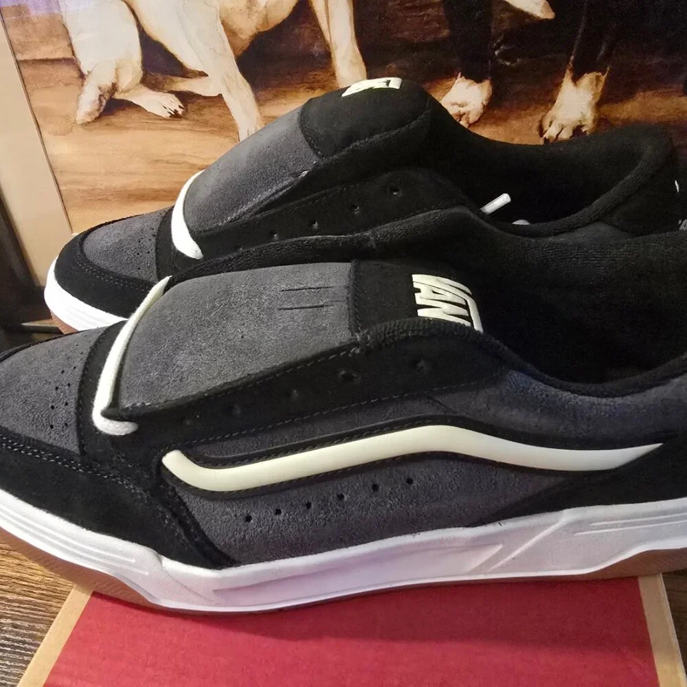 Vans Hylane Skate Sneakers Shoes Black/White/Gum VN000D26BMA Mens 11 US NEW - Picture 6 of 10